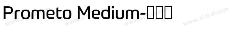 Prometo Medium字体转换